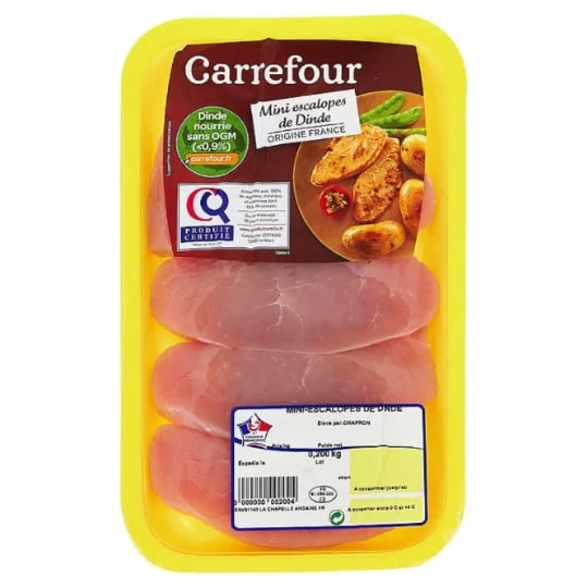 Mini escalopes de dinde