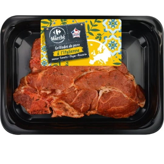Grillades à l'Italienne saveur tomate thym romarin