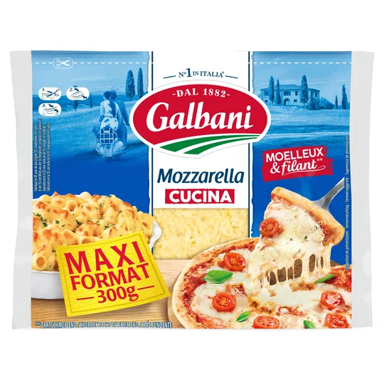 Mozzarella râpée cucina