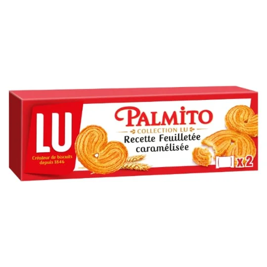 Biscuits feuilletés caramélisés Palmito