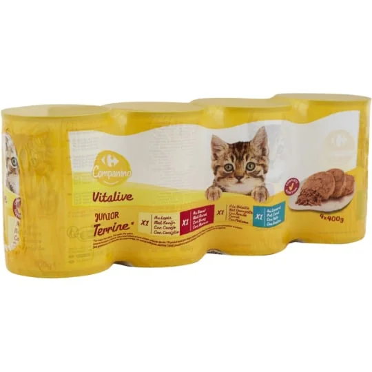 Pâtée pour chaton aux viandes