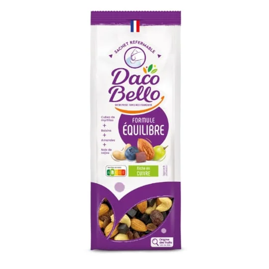 Fruits secs formule équilibre