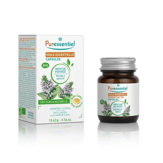Complément Alimentaire aux Huiles Essentielles Bio Menthe Poivrée