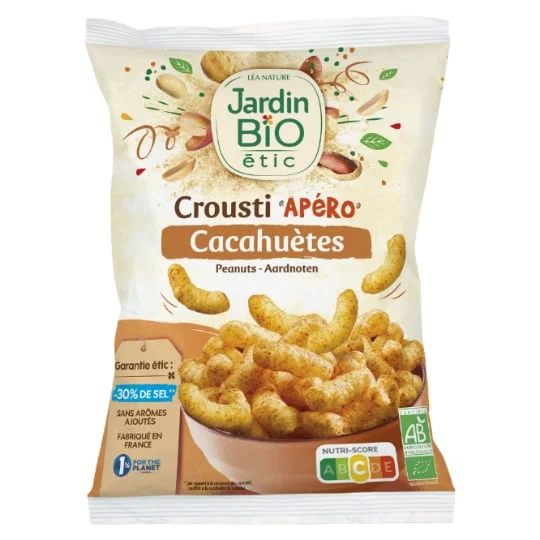 Biscuits apéritifs crousti apéro cacahuète Bio