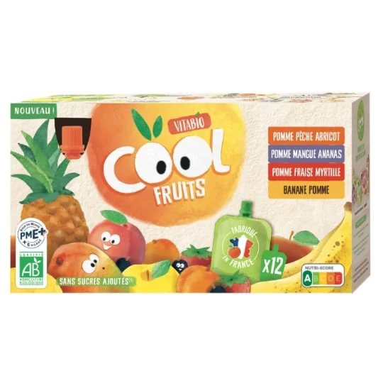 Compote assortiment de 4 recettes Bio