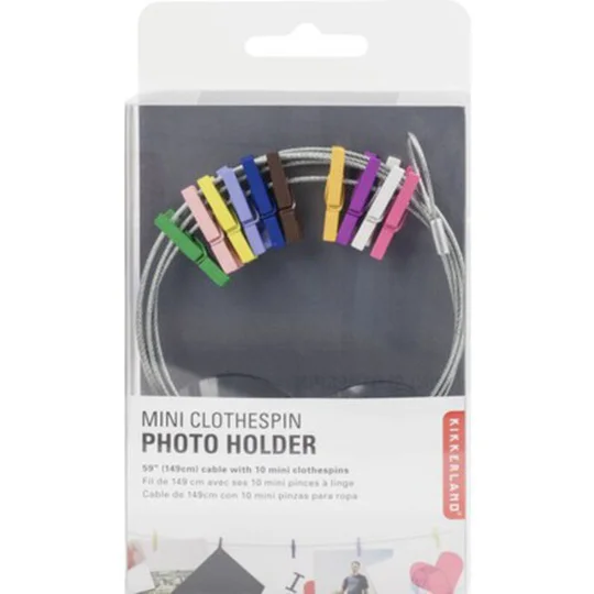 Photo Hold Wire+10Pinces Kikke