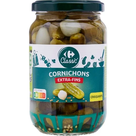 Cornichons extra-fins croquants