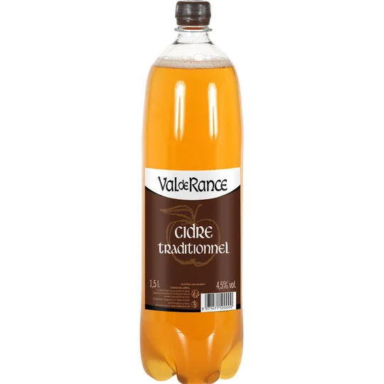 Cidre brut Traditionnel 4.5% vol.