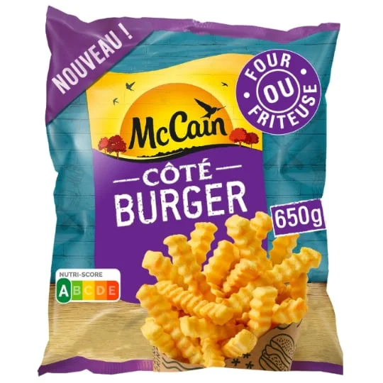 Frites coté burger
