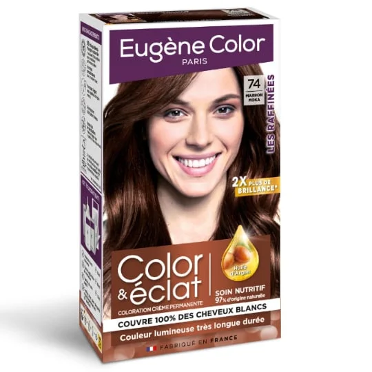 Coloration Permanente marron moka 74