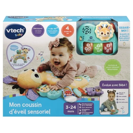 Mon coussin d'éveil sensoriel