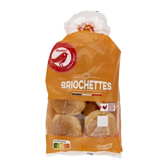 Briochettes nature aux Oeufs frais