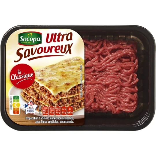 Steak haché ultra savoureux 15% MG