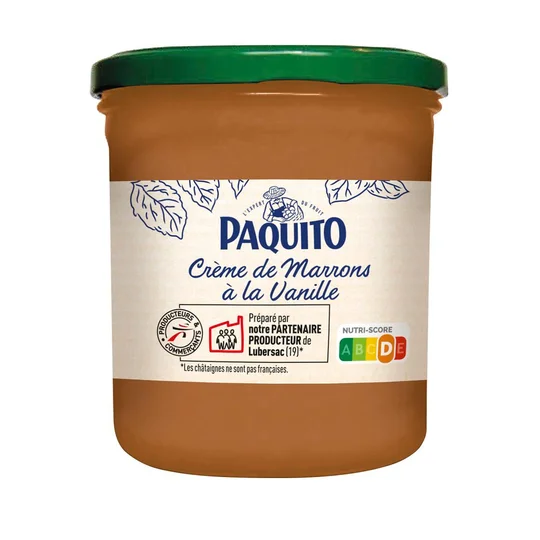 Crème de marrons à la vanille