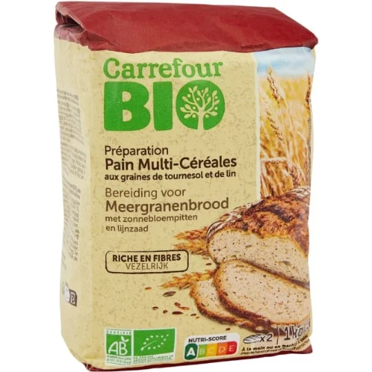 Préparation pain multi-céréales