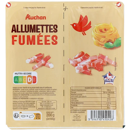 Allumettes fumées