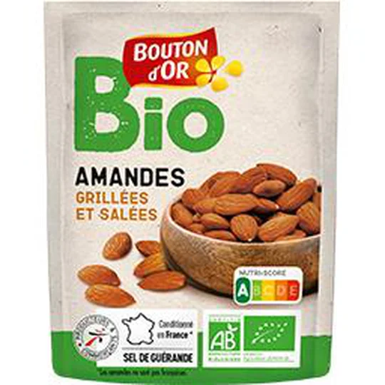 Amandes grillées et salées BIO