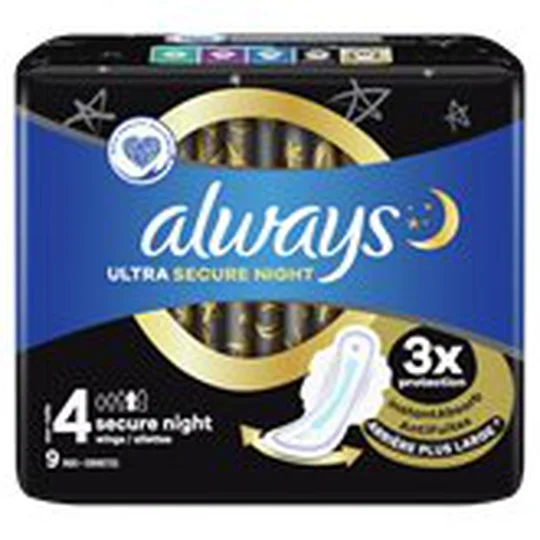 Serviettes hygiéniques Secure Night Taille 4