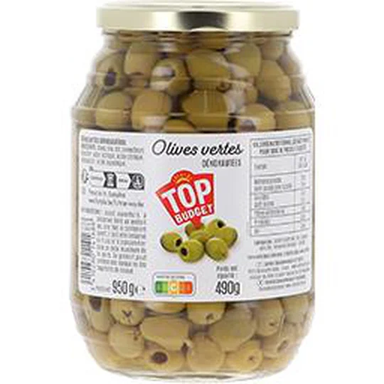 Olives vertes dénoyautées