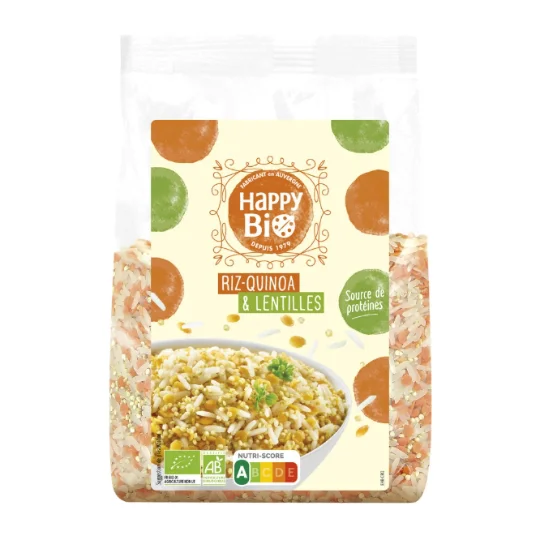 Mélange riz quinoa lentilles Bio