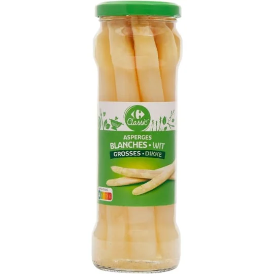 Asperges blanches moyennes