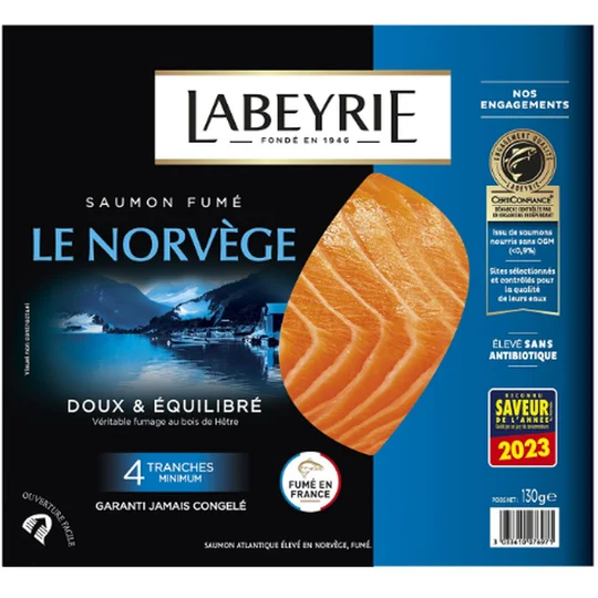 Saumon fumé Norvège