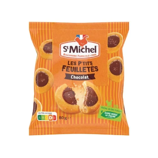 Biscuits les p'tits feuilletés chocolat