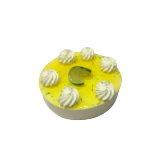 Entremets cremeux au citron