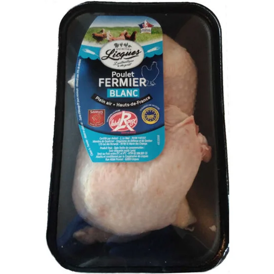 Poulet fermier blanc x2 -