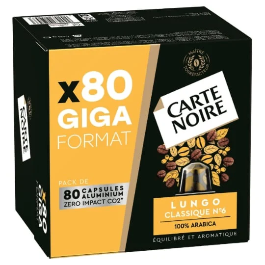 Café capsules Compatibles Nespresso lungo