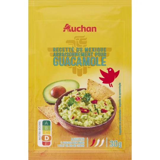 Assaisonnement doux pour guacamole