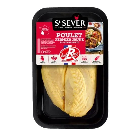Filet de poulet fermier jaune Label Rouge