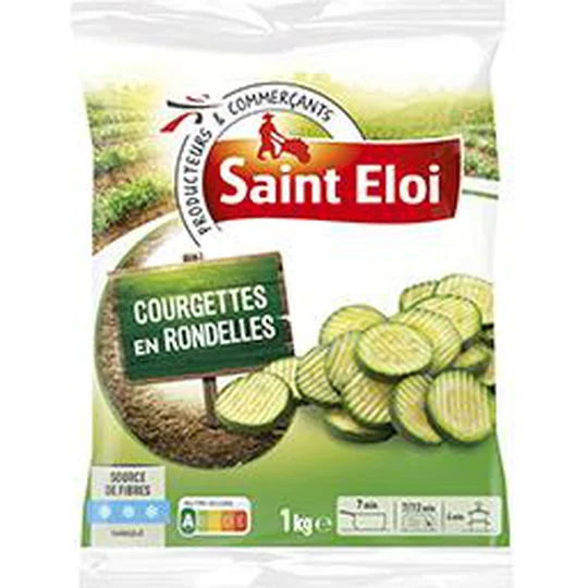 Courgettes en rondelles