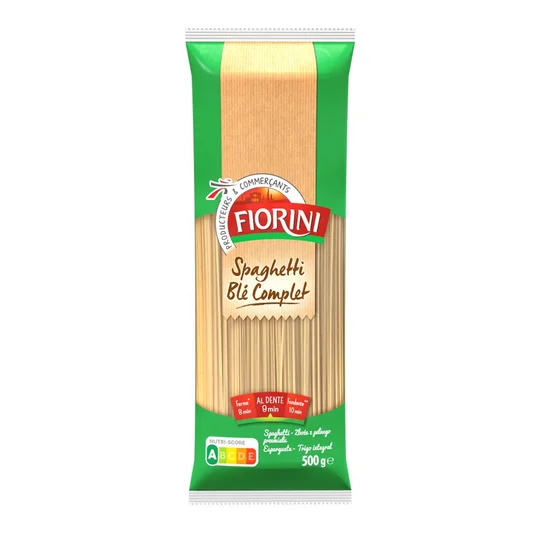 Pâtes spaghetti blé complet