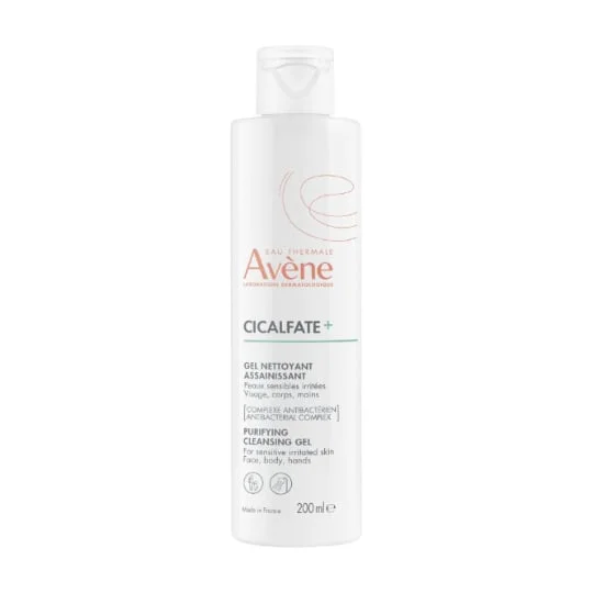 Gel Nettoyant Assainissant Pour Peaux Sensibles Irritées Visage Corps Mains Cicalfate+