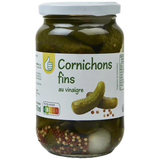 Cornichons fins au vinaigre