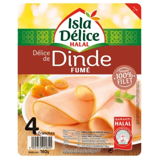 Blanc de dinde fumée halal