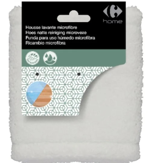 Serpillière housse lavante microfibre