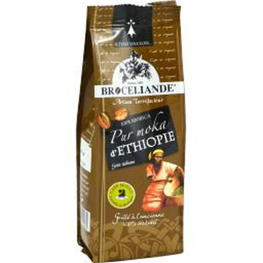 Café moulu pur moka d'Ethiopie