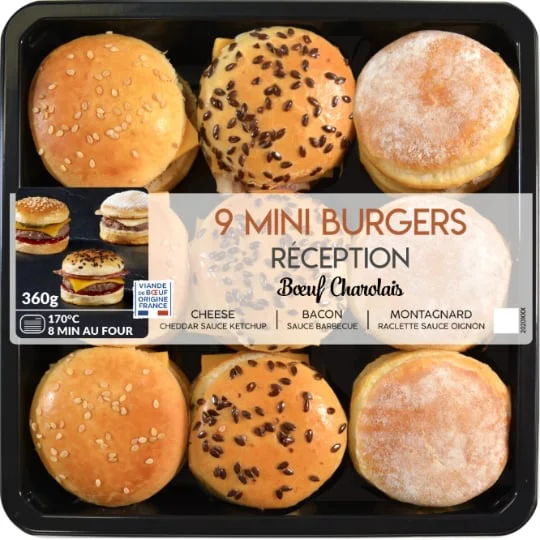 Mini burger "Réception" assortiment