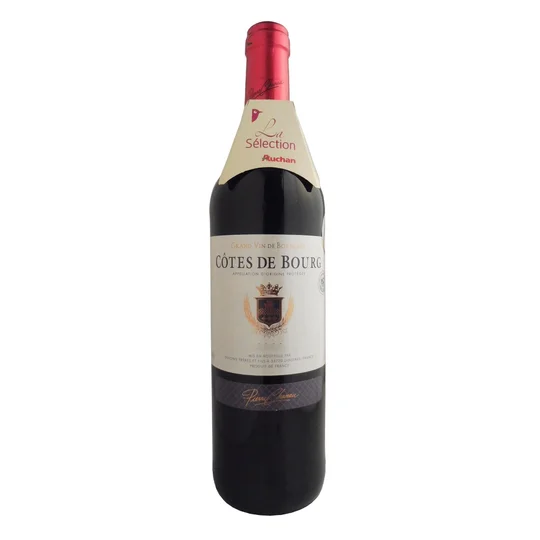 Vin rouge AOP Côtes-de-Bourg
