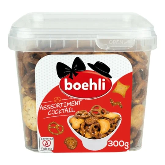 Biscuits apéritifs assortiment Cocktail