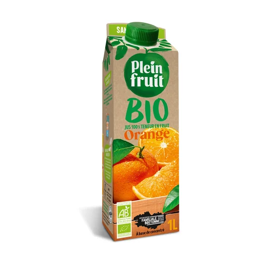 100% Jus d'orange Bio
