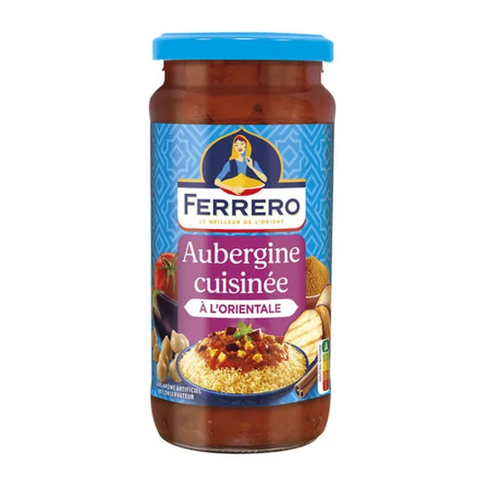 Sauce aubergine cuisinée à l'orientale