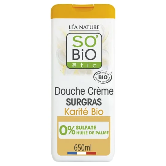 Crème de Douche Surgras au Beurre de Karité Bio