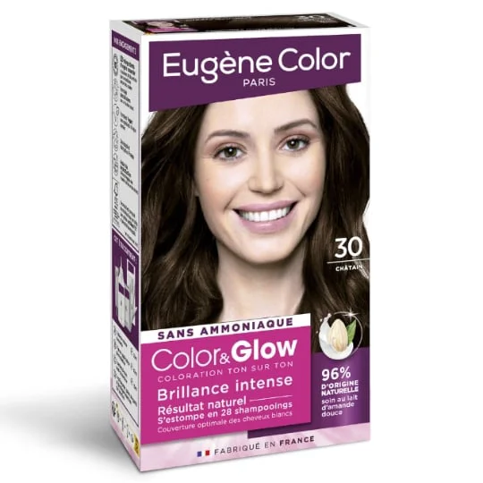 Coloration Capillaire 30 Chatain Color&Glow