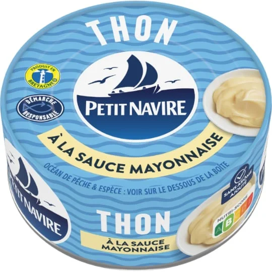 Thon à la sauce mayonnaise