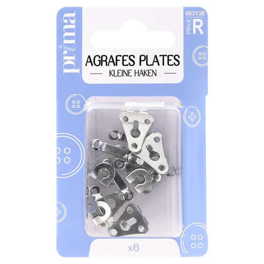 Agrafes Plates