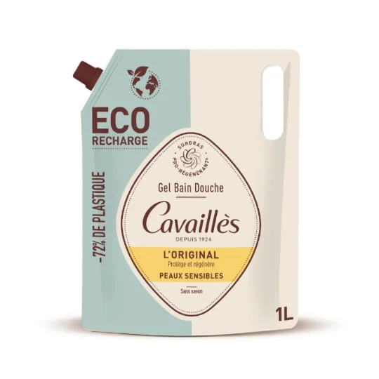 Recharge Gel Douche Douche L'Original Protège Et Régénère Pour Peaux Sensibles Sans Savon