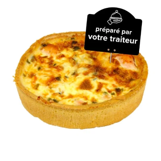 Quiche saumon individuelle